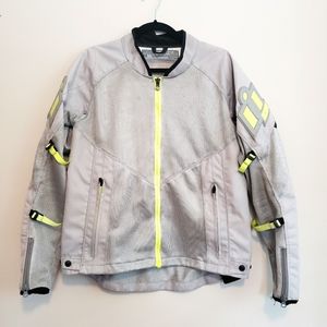 Icon Mesh AF CE Riding Jacket Gray  and neon men's Size M